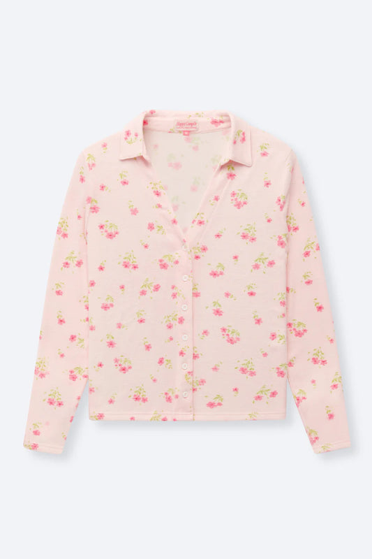 Pink Daisy Mia Pajama Top