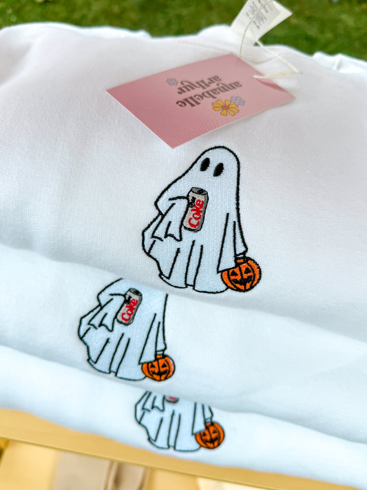 Diet Coke Ghost Crewneck Sweatshirt