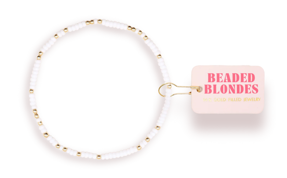 White Sprinkle Bracelet