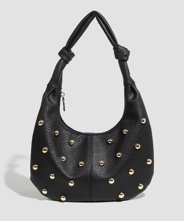 Studded Shoulder Bag (Multiple Colors)