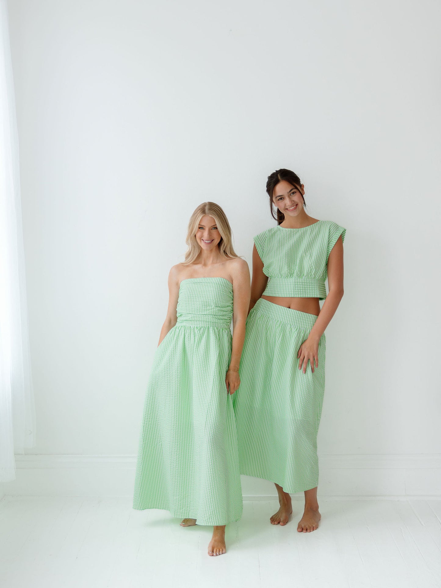 Verde Stripe Top