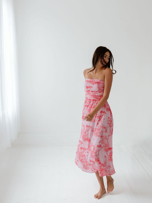Sunset Cottage Maxi Dress