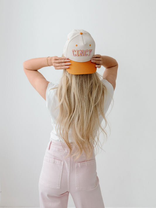 Cincy Classic Hat - Gold/Pink