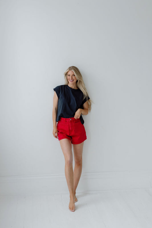Rolla's Red Mirage Sailor Shorts