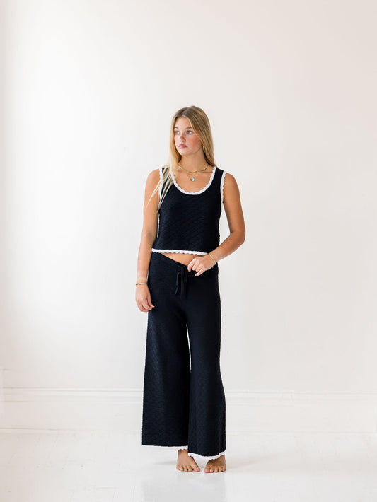 Teddy Diamond Knit Pants