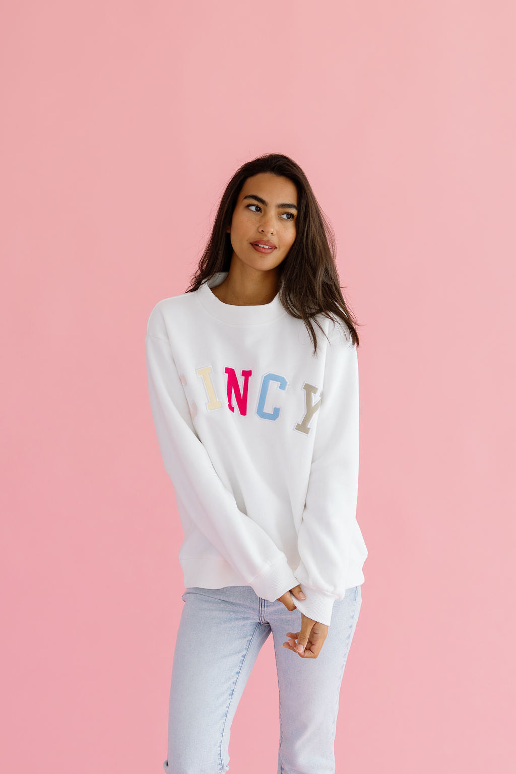 Confetti Cincy Mockneck