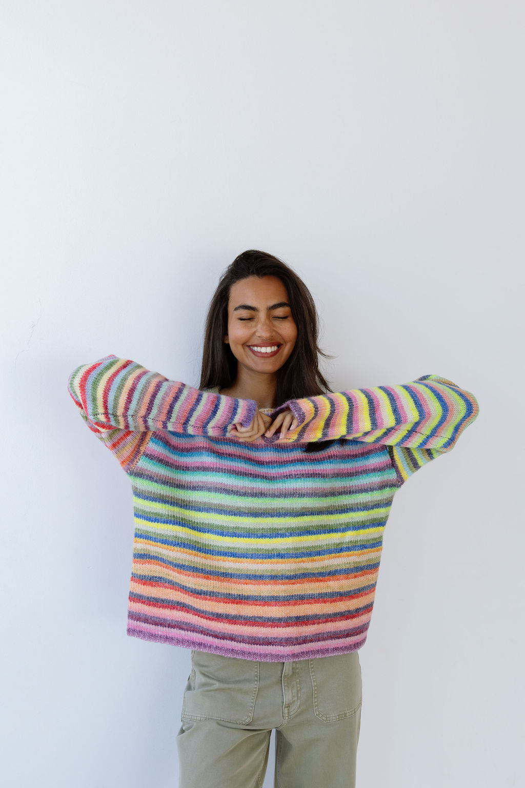 Rainbow Riot Sweater