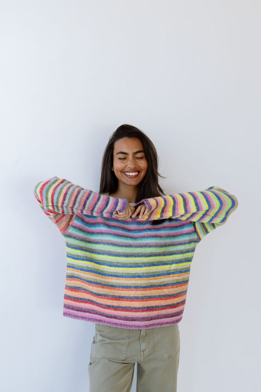 Rainbow Riot Sweater
