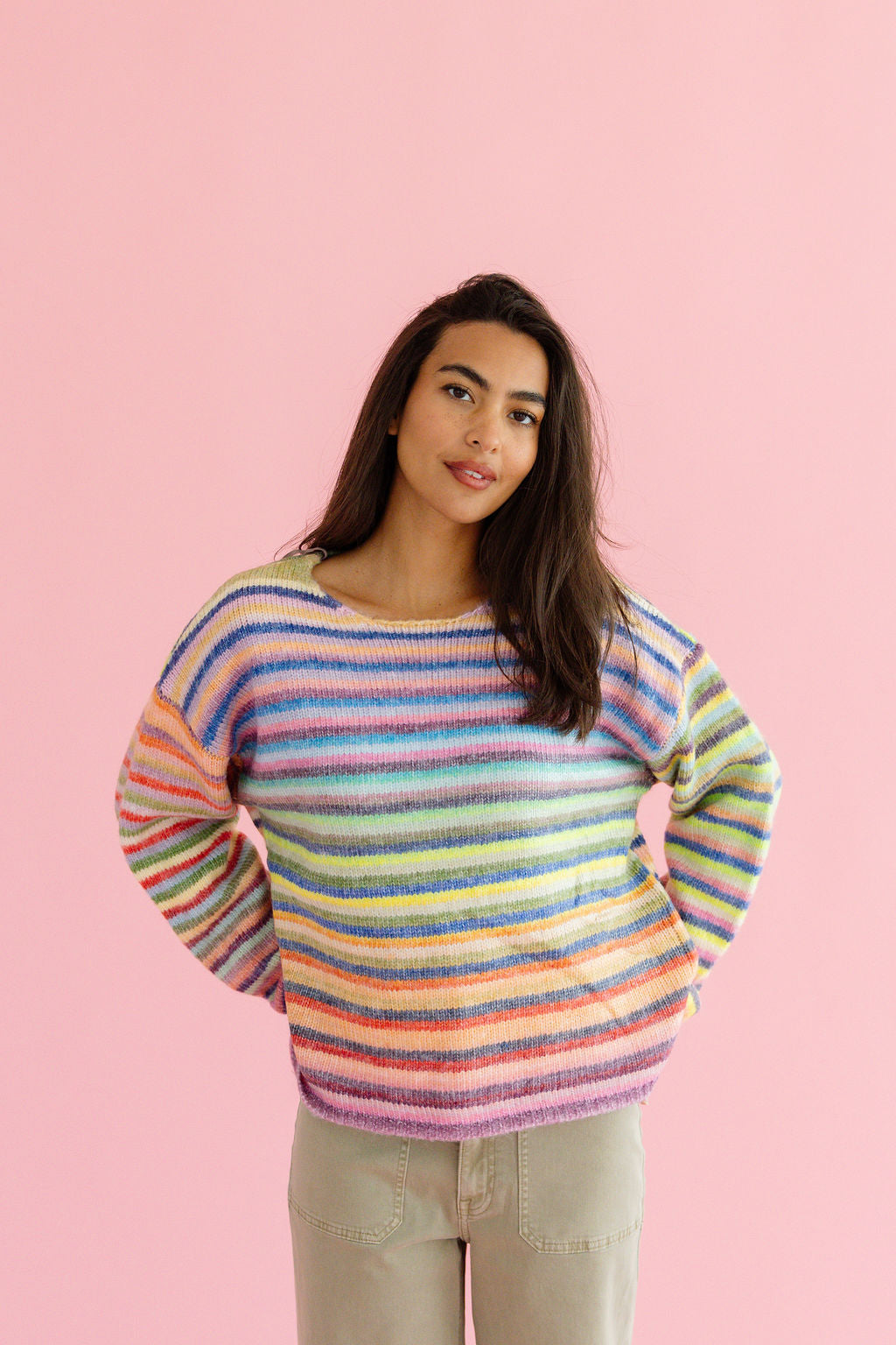 Rainbow Riot Sweater