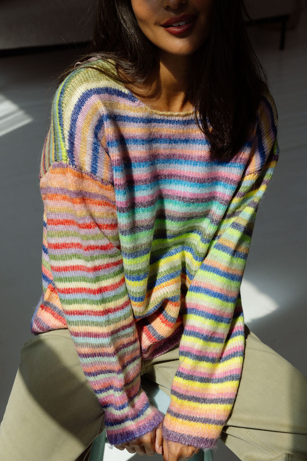 Rainbow Riot Sweater