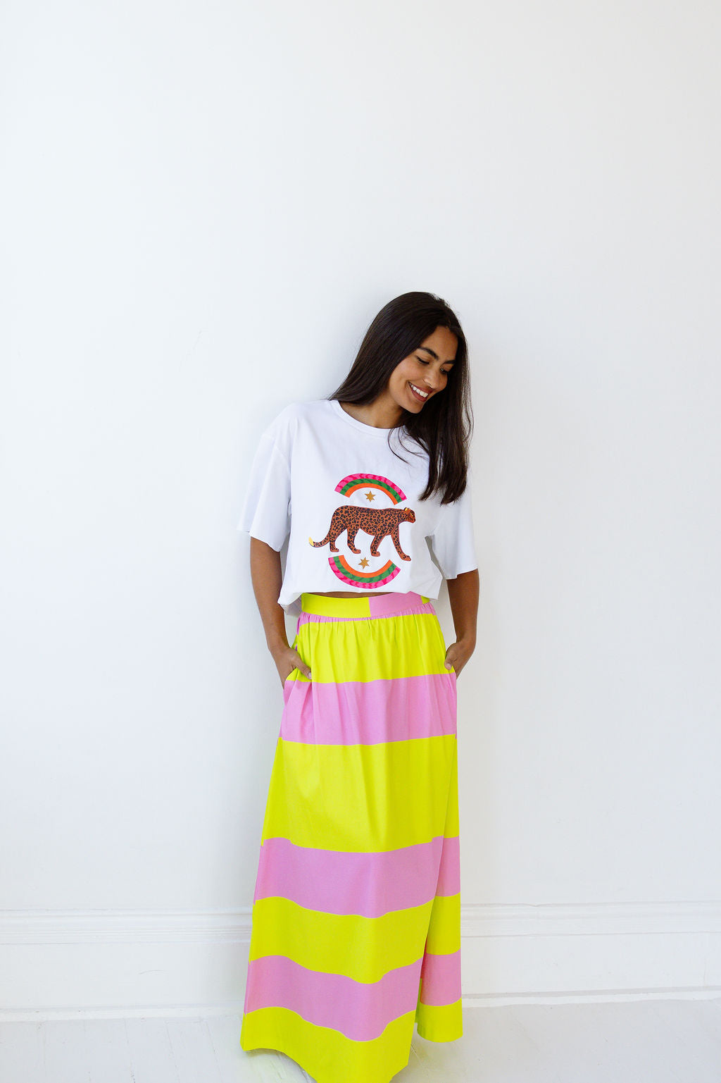 Daphne Skirt - Cabana Stripe