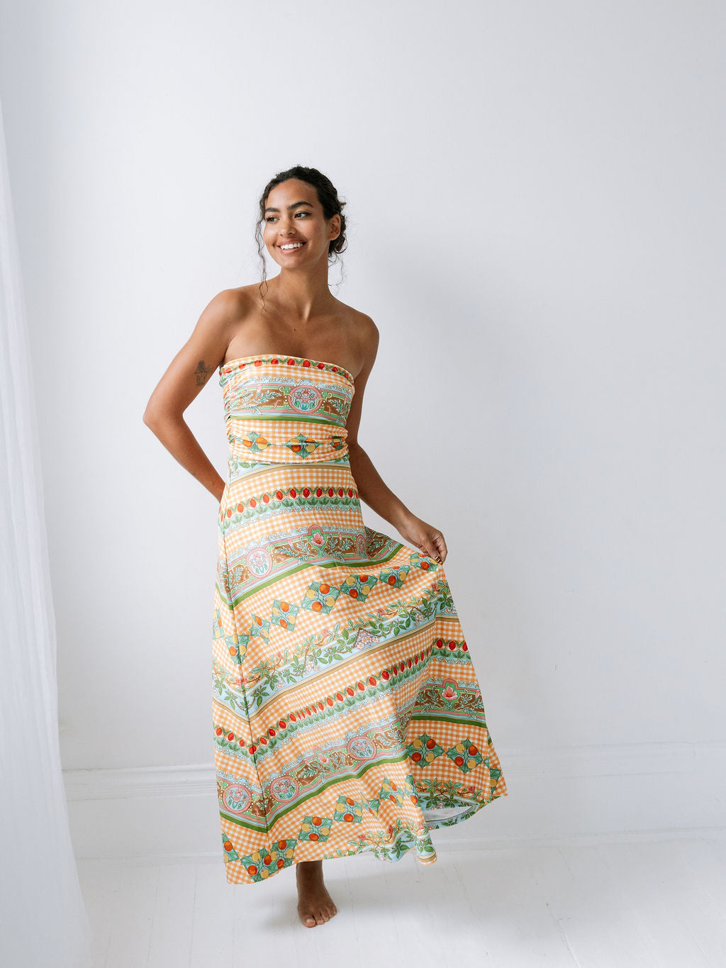 Gloria Dress - Garden Gingham