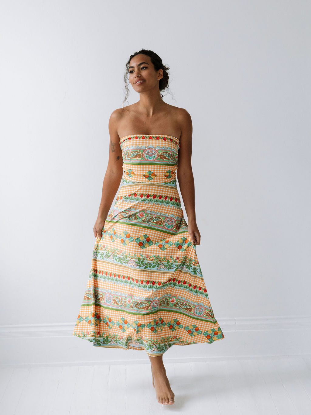 Gloria Dress - Garden Gingham