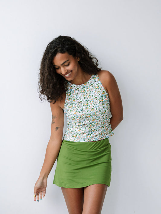 Fletcher Skort - Green Olive