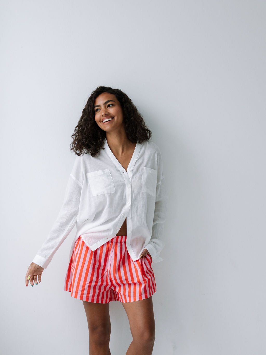 Essential Cotton Button-Up