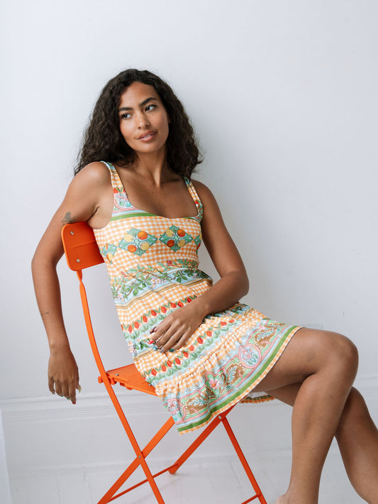 Ines Dress - Garden Gingham