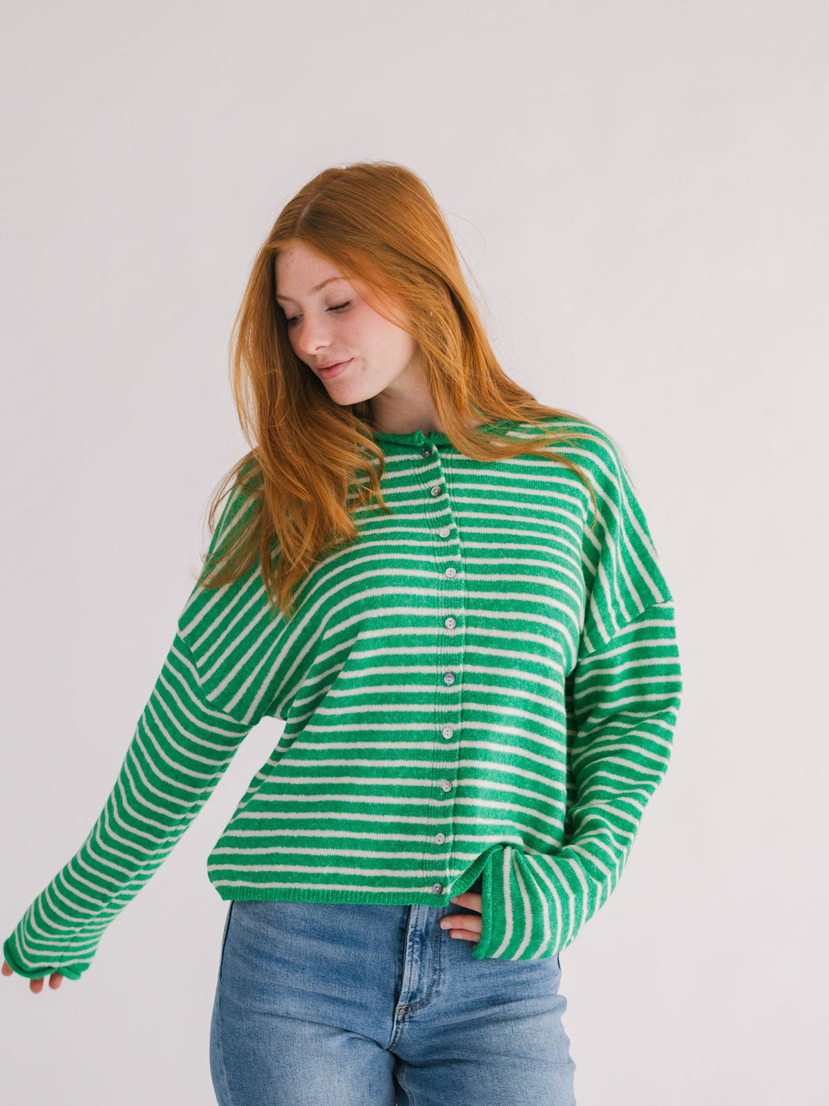 Dean Striped Cardigan