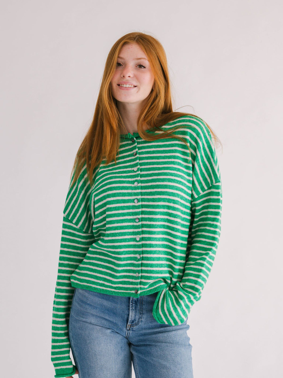Dean Striped Cardigan