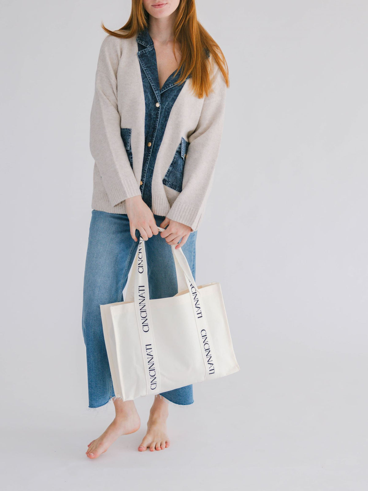 Sara Oatmilk Denim Jacket