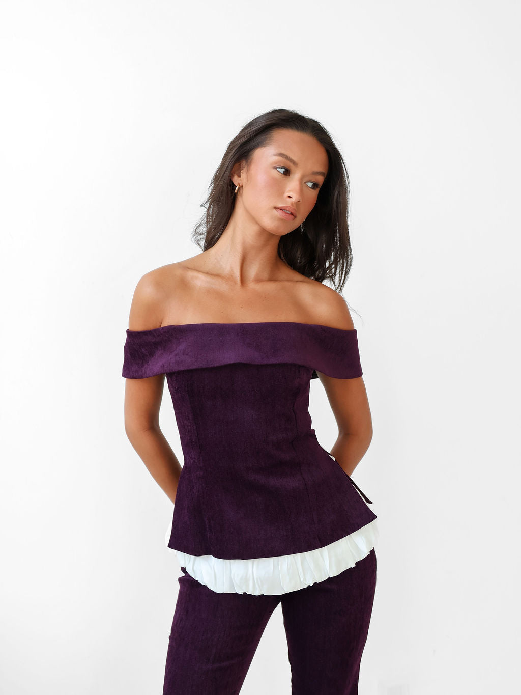 Plum Chenille Top