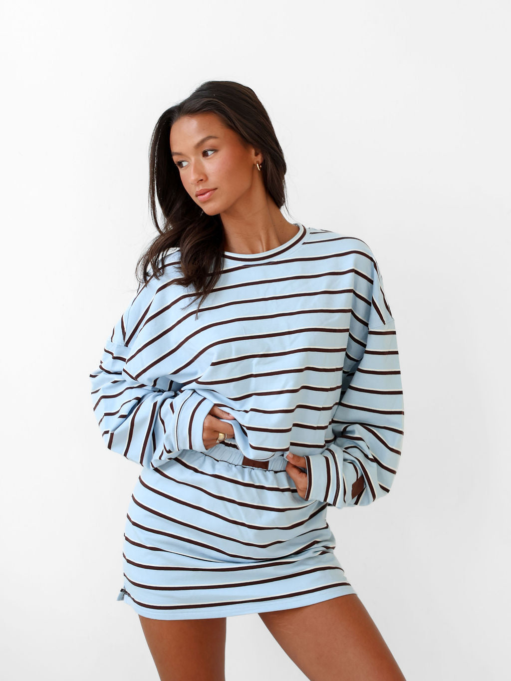 Hattie Striped Sweatshirt