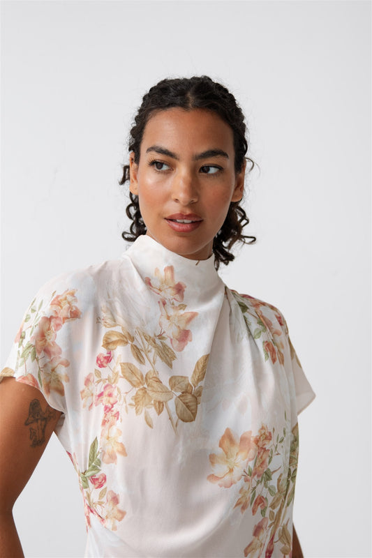 Graceful Top - Peach Rose