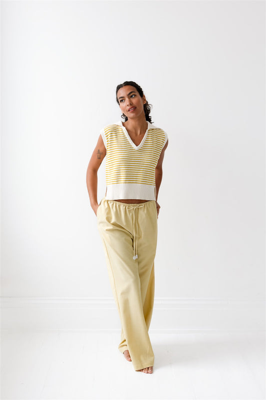 Lucy Lemon Knit Top