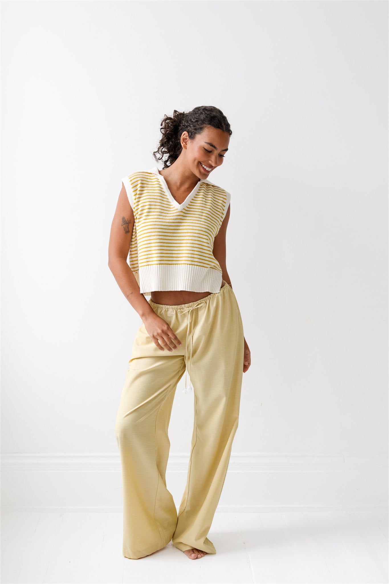 Lucy Lemon Knit Top
